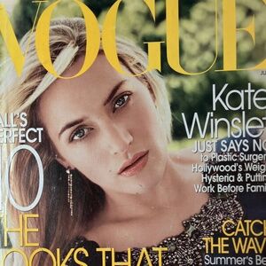VOGUE MAGAZINE JULY 2005 KATE WINSLET Cover LIKE NEW